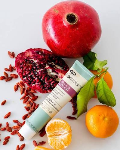 absolute color keraplant présentation du produit avec des fruits